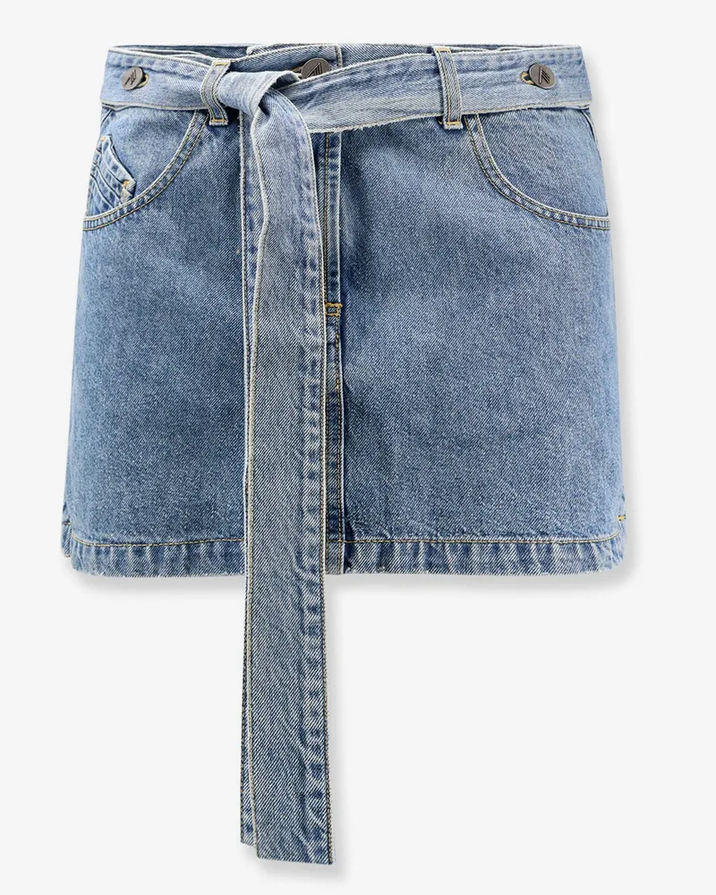 ATTICO Denim skirt with belt -  - gender_Woman Blue