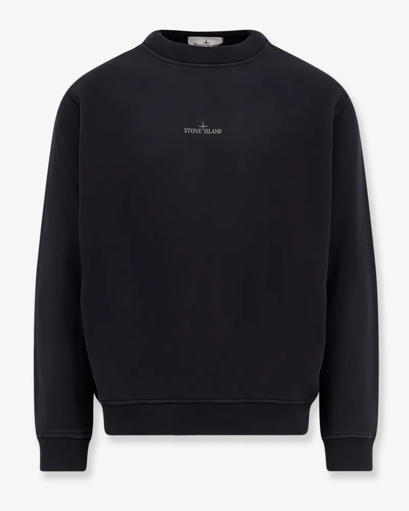 Stone Island Cotton sweatshirt with logo -  - gender_Man Black