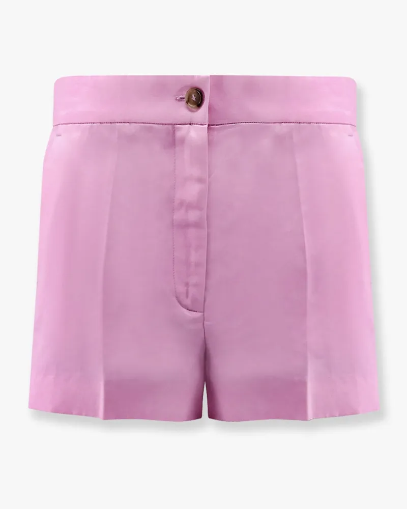 Pinko Viscose, linen and cotton blend shorts -  - gender_Woman Pink