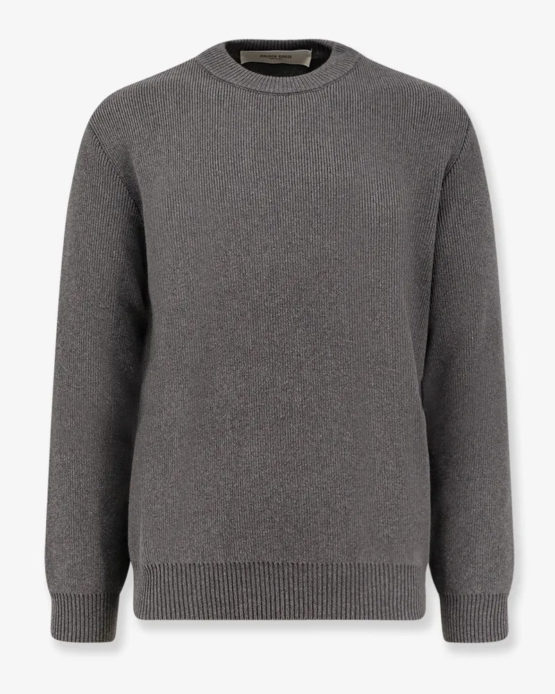 Golden Goose Davis ribbed cotton sweater -  - gender_Man Grey
