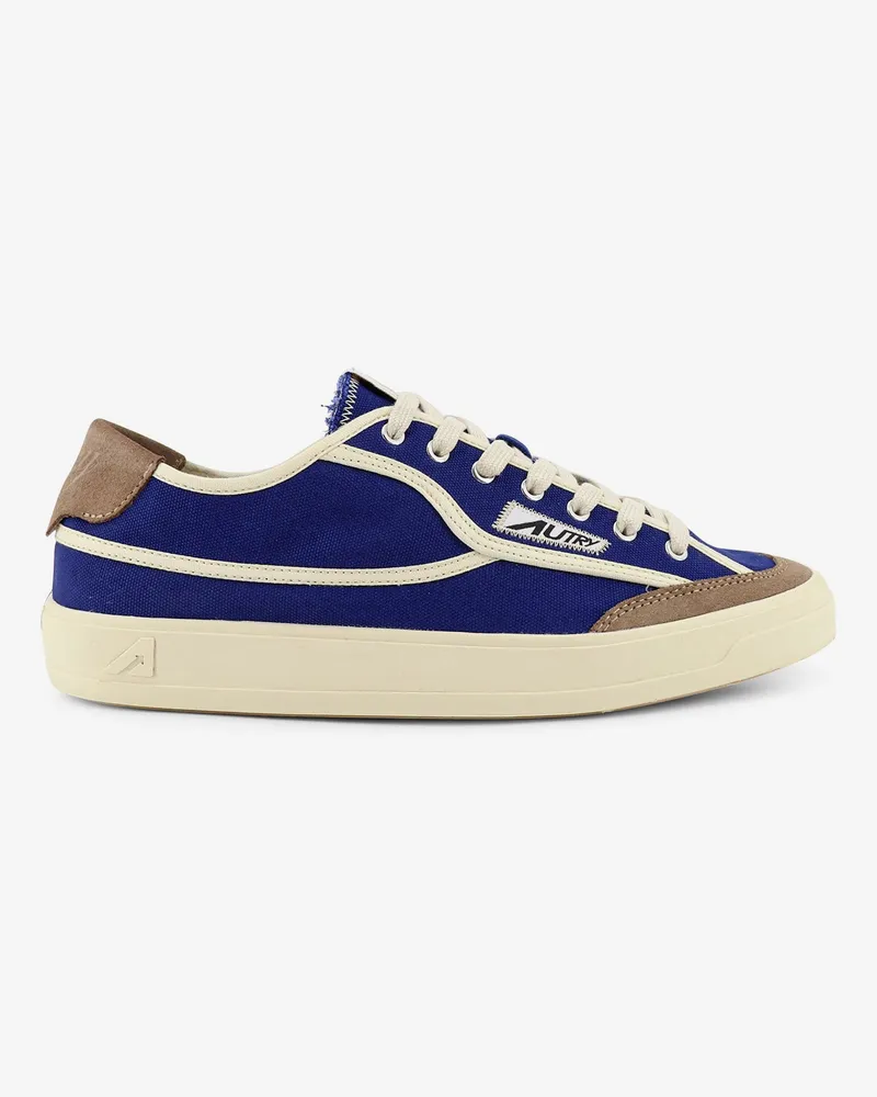 AUTRY Windscape canvas sneakers with side logo label -  - gender_Man Blue