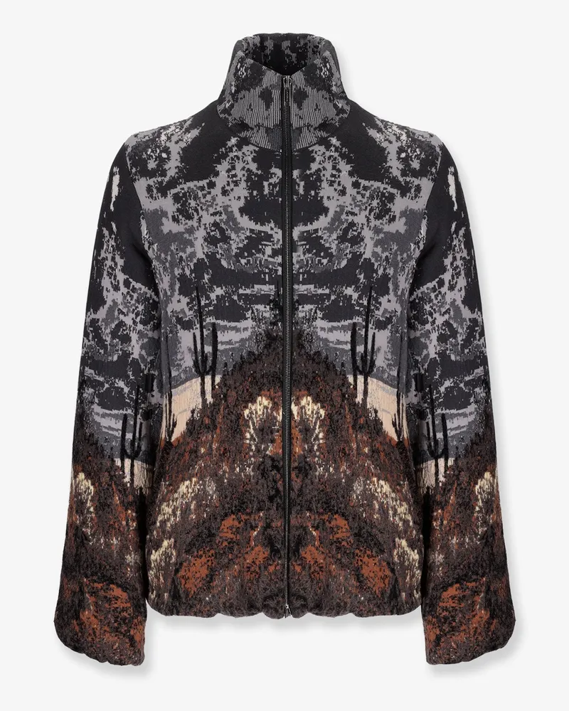 Laneus Knitted cotton and wool jacket -  - gender_Man Multicolor