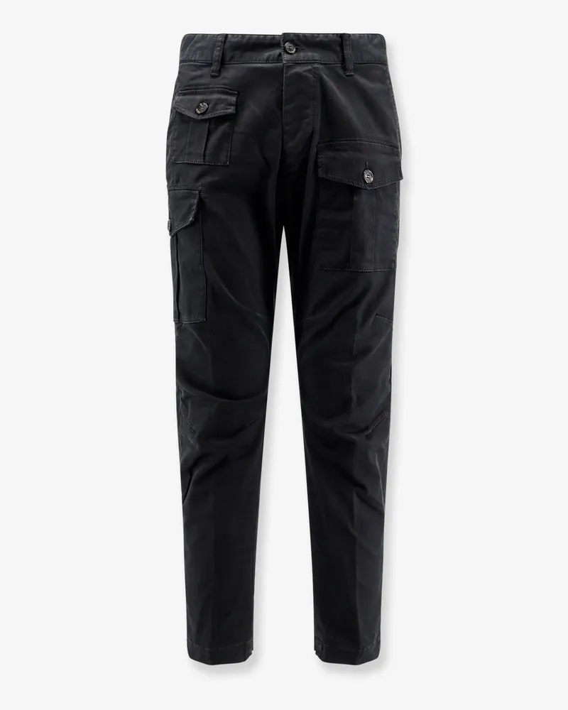 Dsquared2 Sexy Cargo Pant cotton trousers -  - gender_Man Black
