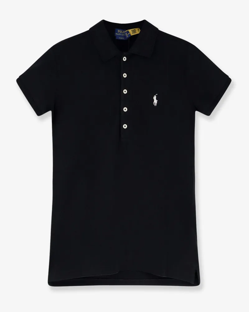 Ralph Lauren Cotton blend polo shirt with embroidered logo -  - gender_Woman Black
