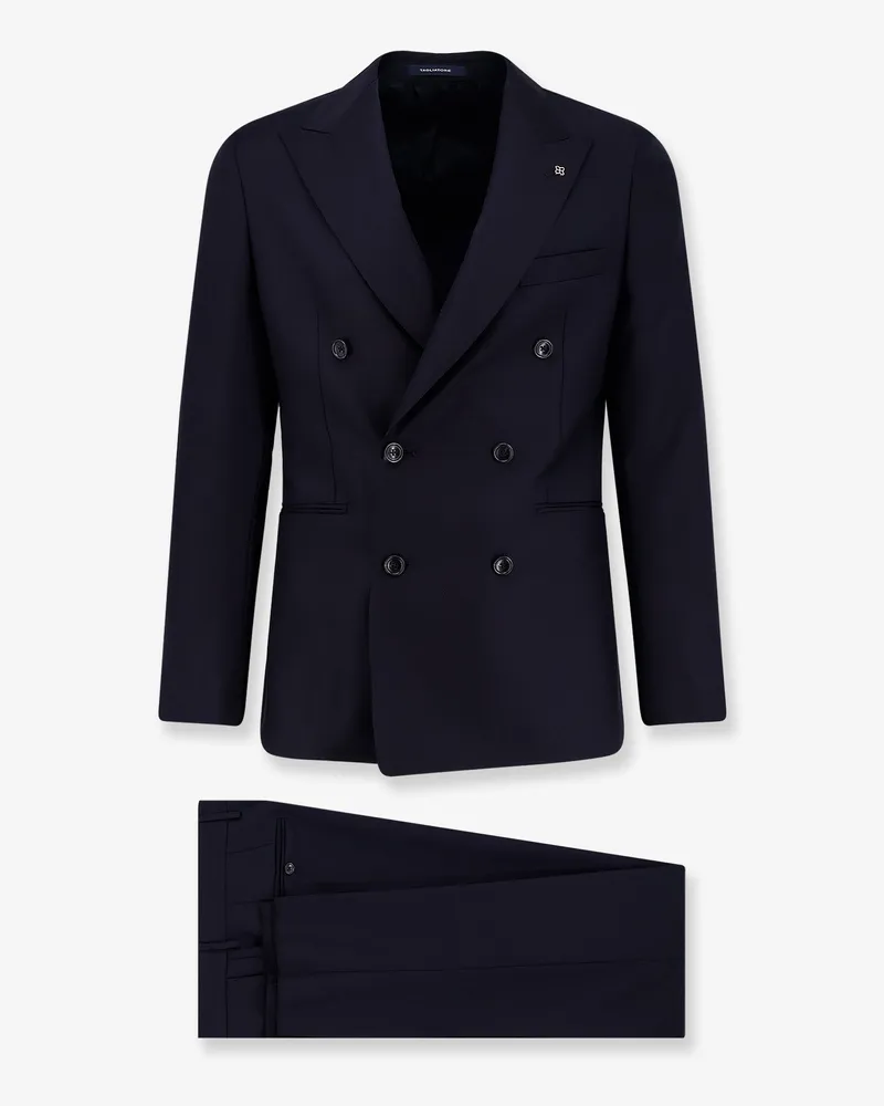 Tagliatore Virgin wool super 110'S suit -  - gender_Man Blue