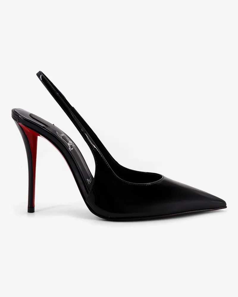 Christian Louboutin Miss Z patent leather slingback décolleté -  - gender_Woman Black