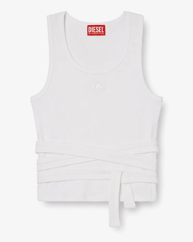 Diesel Cotton blend tank top -  - gender_Woman White