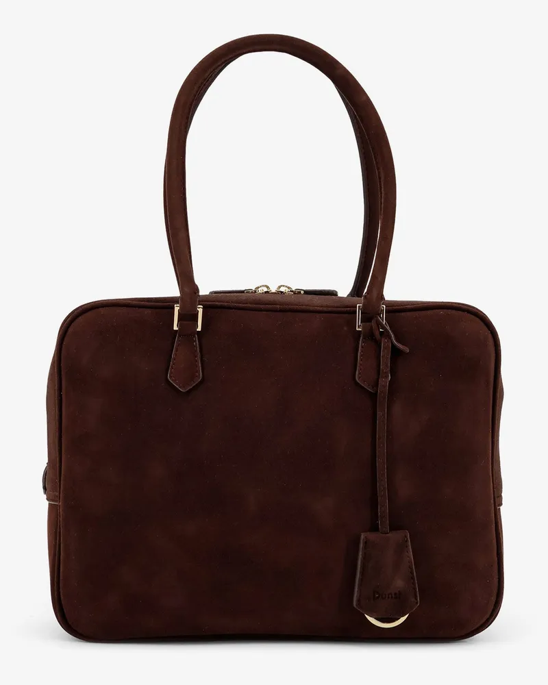 Dunst Classic suede shoulder bag -  - gender_Woman Brown
