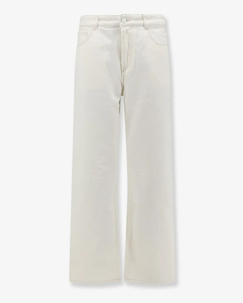AMI Paris White denim trousers -  - gender_Man White