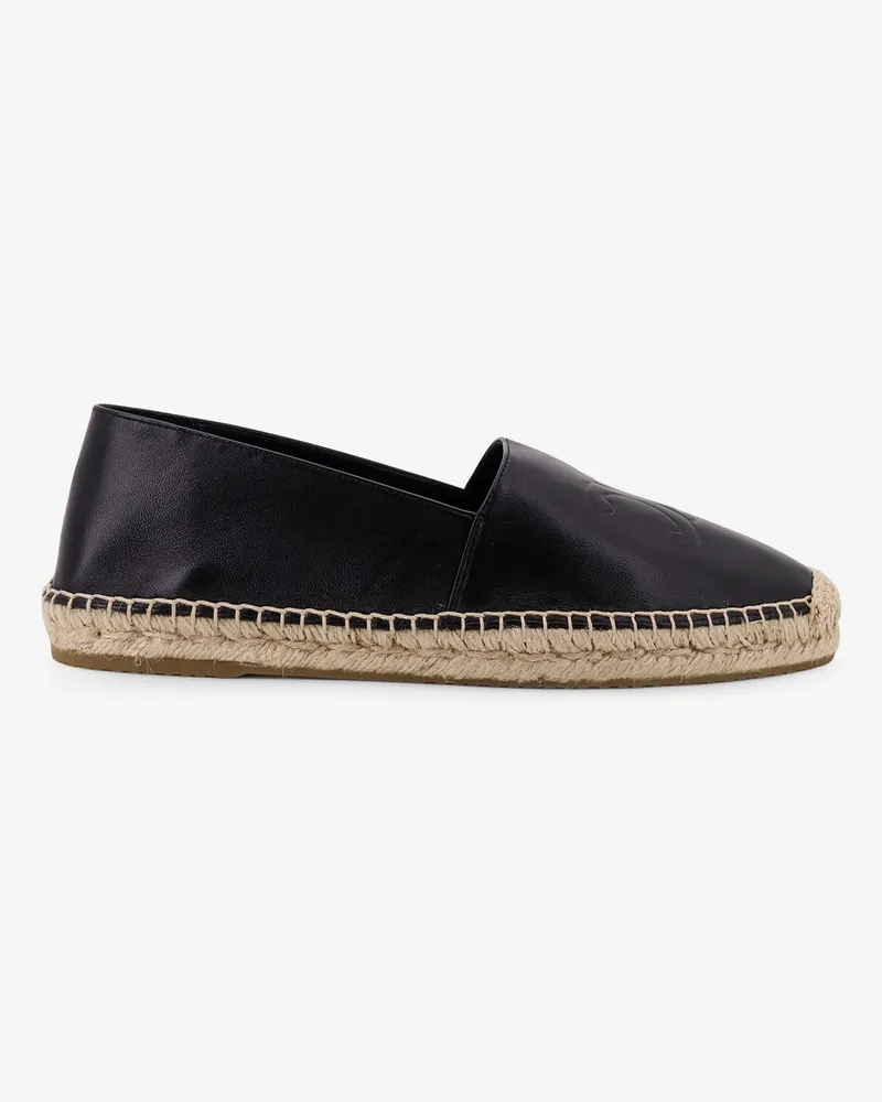 Celine Leather espadrilles with Triomphe detail -  - gender_Man Black