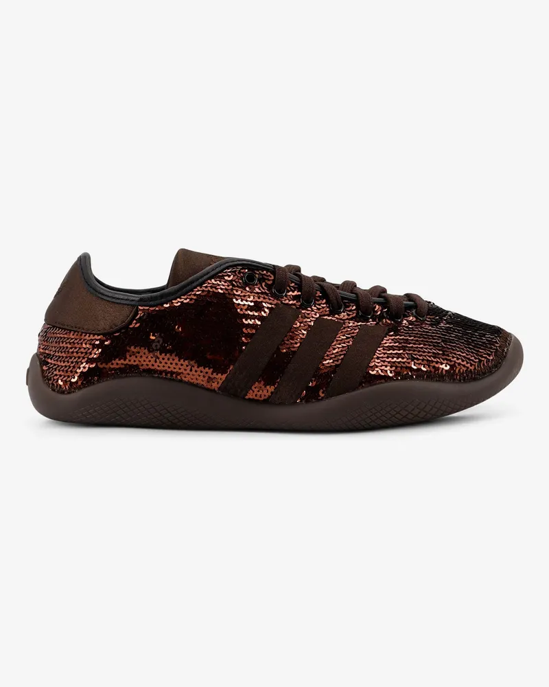 adidas Nylon sneakers with all-over sequins -  - gender_Woman Brown