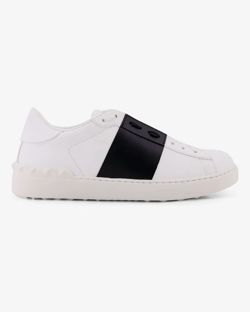 Valentino Garavani Open leather sneakers -  - gender_Man White