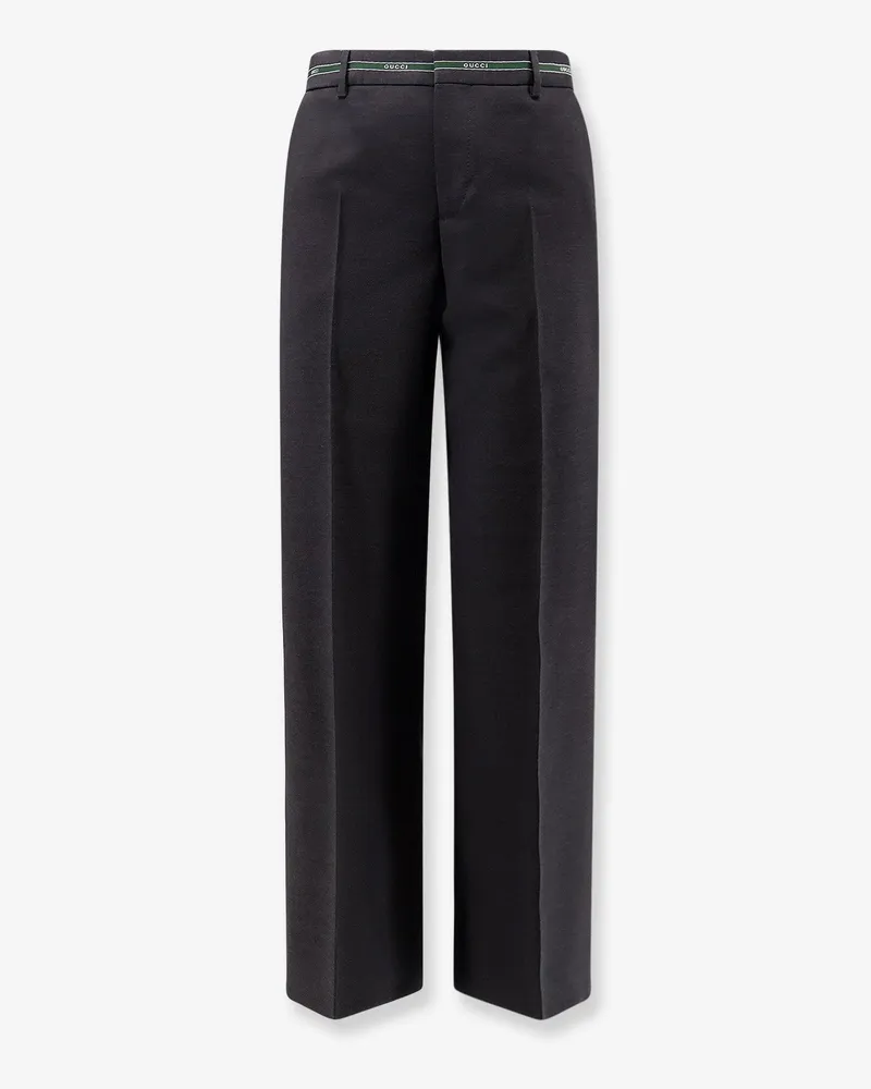 Gucci Wool trousers with  detail - GUCCI - gender_Man Grey