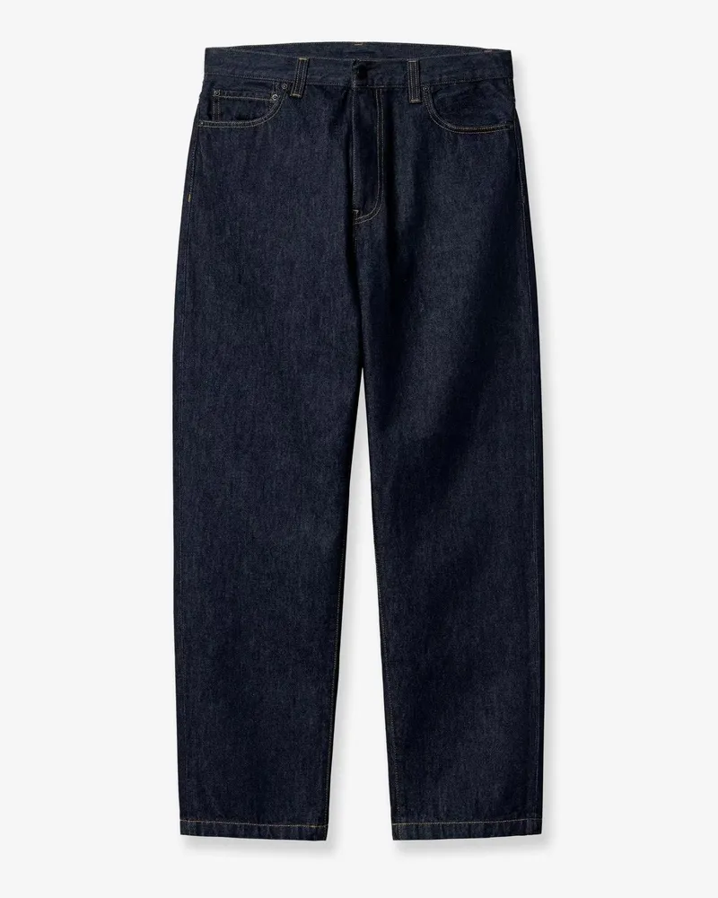 Carhartt WIP Aaron Pant jeans in blue denim with washed out effect -  - gender_Man Blue