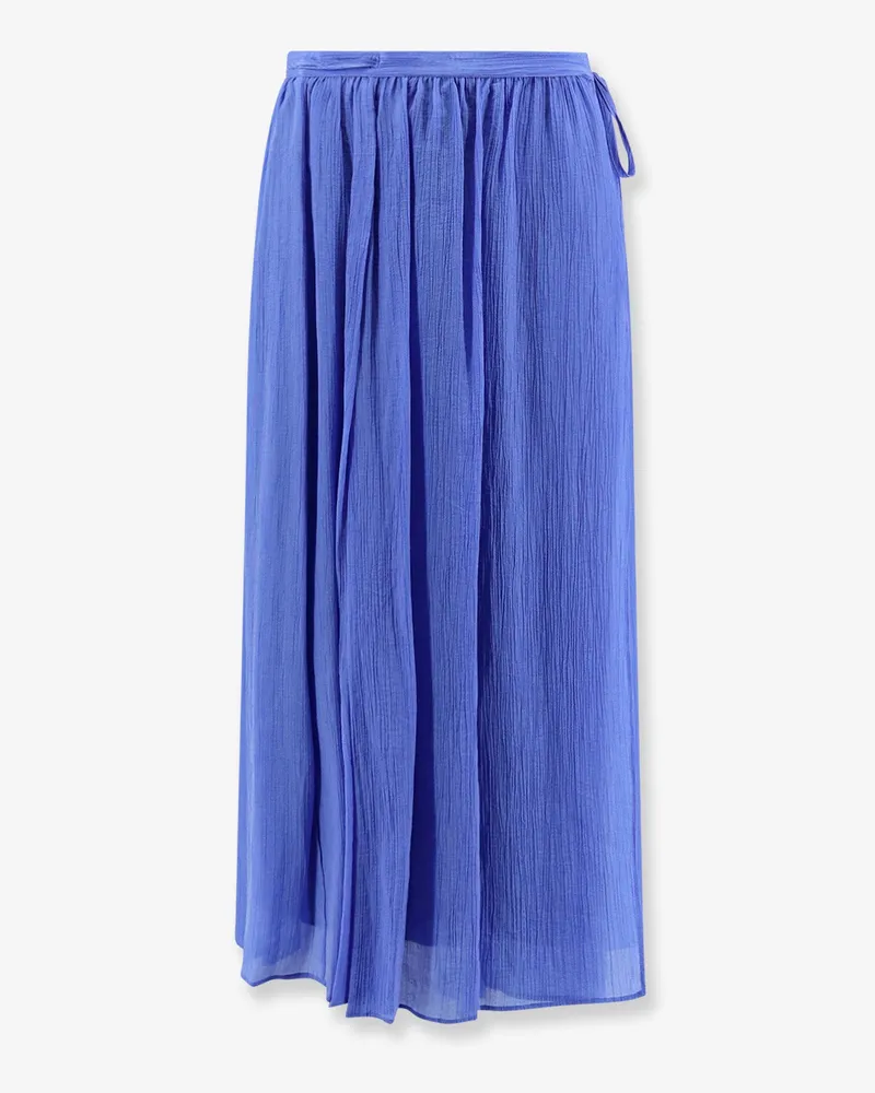 Ralph Lauren Wrap lyocell skirt -  - gender_Woman Blue