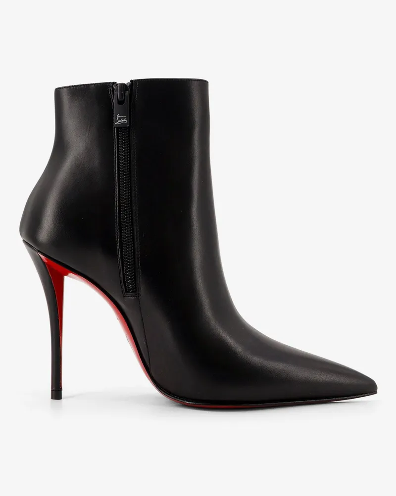 Christian Louboutin Miss Z Booty leather ankle boots -  - gender_Woman Black