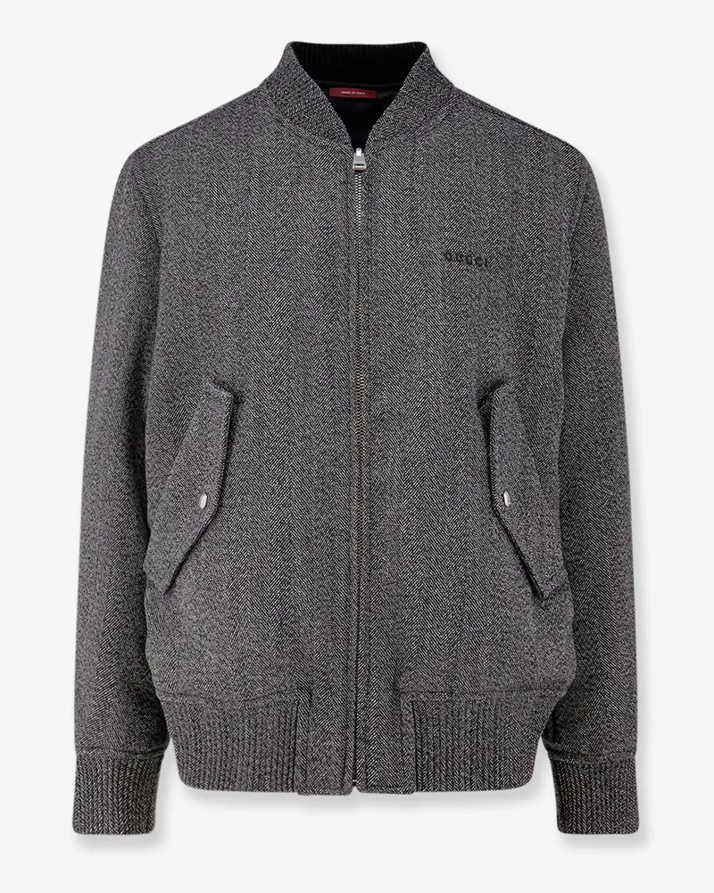 Gucci Reversible wool and nylon jacket -  - gender_Man Grey