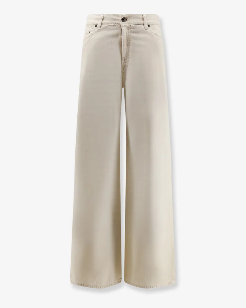 Golden Goose Cotton blend trousers -  - gender_Woman Beige