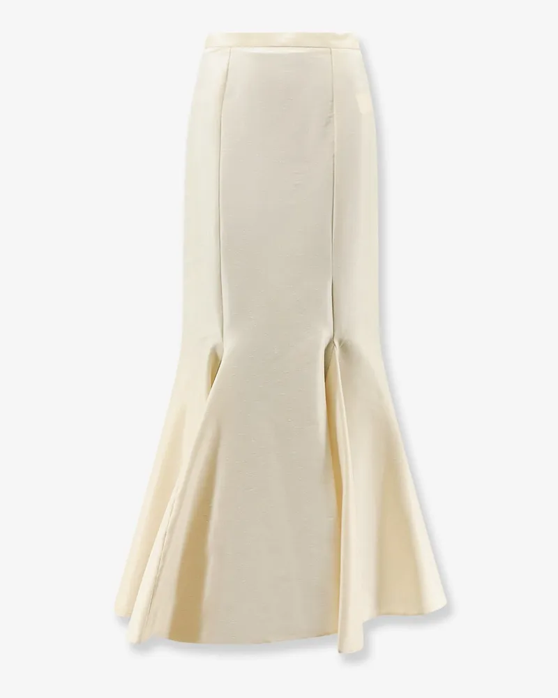 ACTUALEE Shantung long skirt -  - gender_Woman Beige