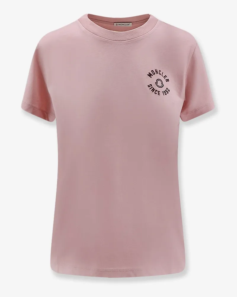 Moncler Organic cotton t-shirt -  - gender_Woman Pink