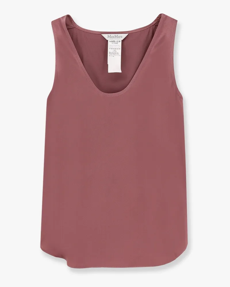 Max Mara Filly silk top -  - gender_Woman Purple