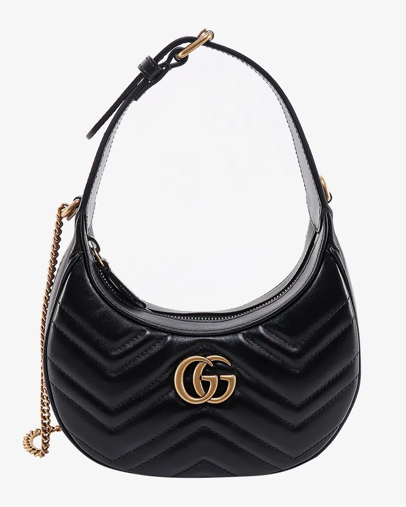 Gucci GG Marmont quilted leather shoulder bag with metal GG logo -  - gender_Woman Black