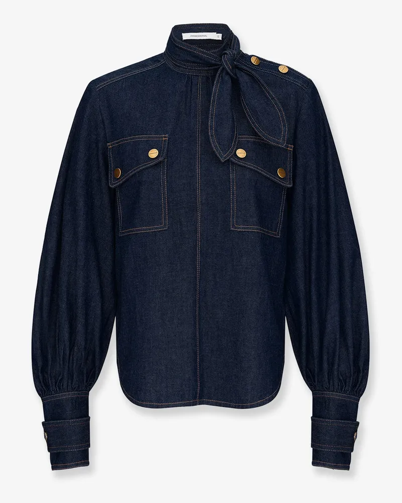 Zimmermann Cargo denim shirt -  - gender_Woman Blue