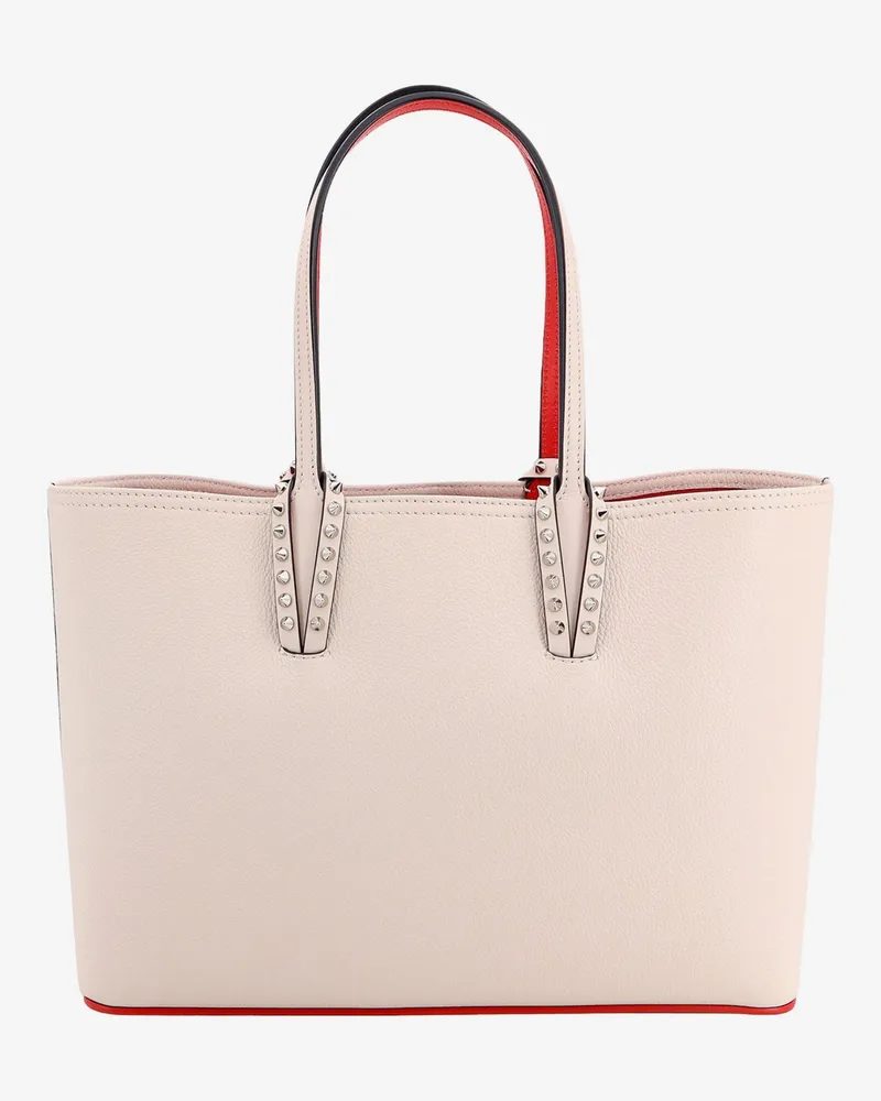 Christian Louboutin Tote leather bag with removable internal pouch -  - gender_Woman White
