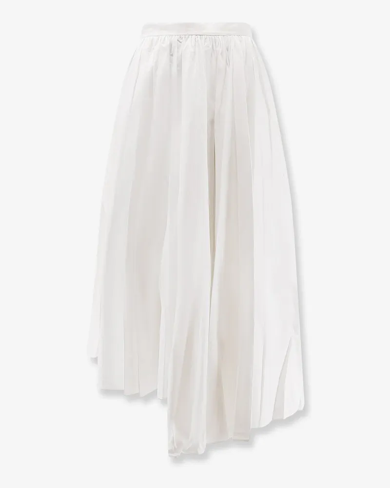 Self-Portrait Asymmetrical cotton skirt -  - gender_Woman White