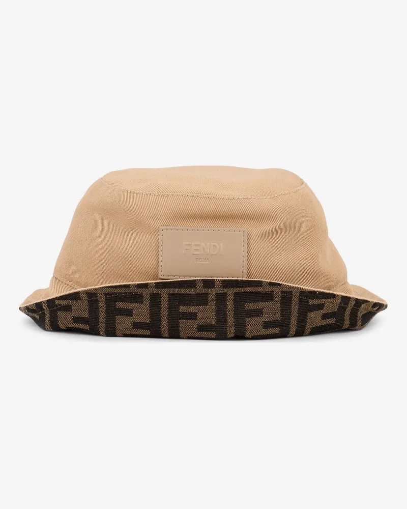 Fendi Cotton Bucket hat -  - gender_Man Beige
