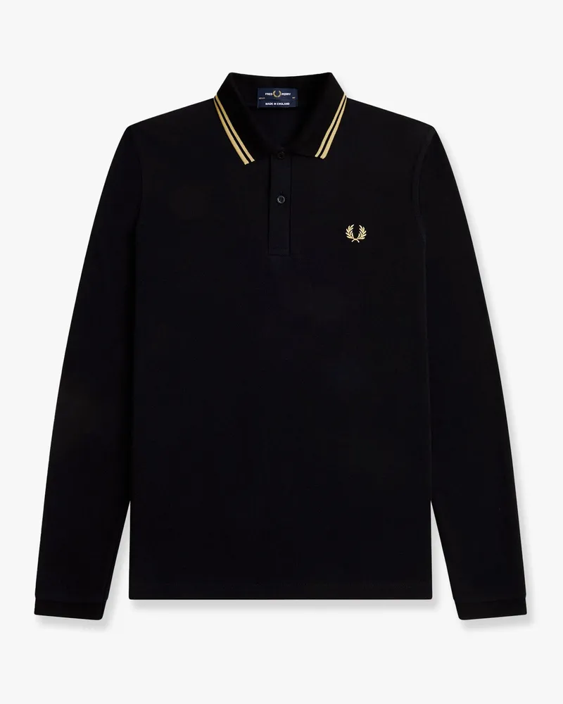 Fred Perry Cotton polo shirt with contrasting profiles -  - gender_Man 
