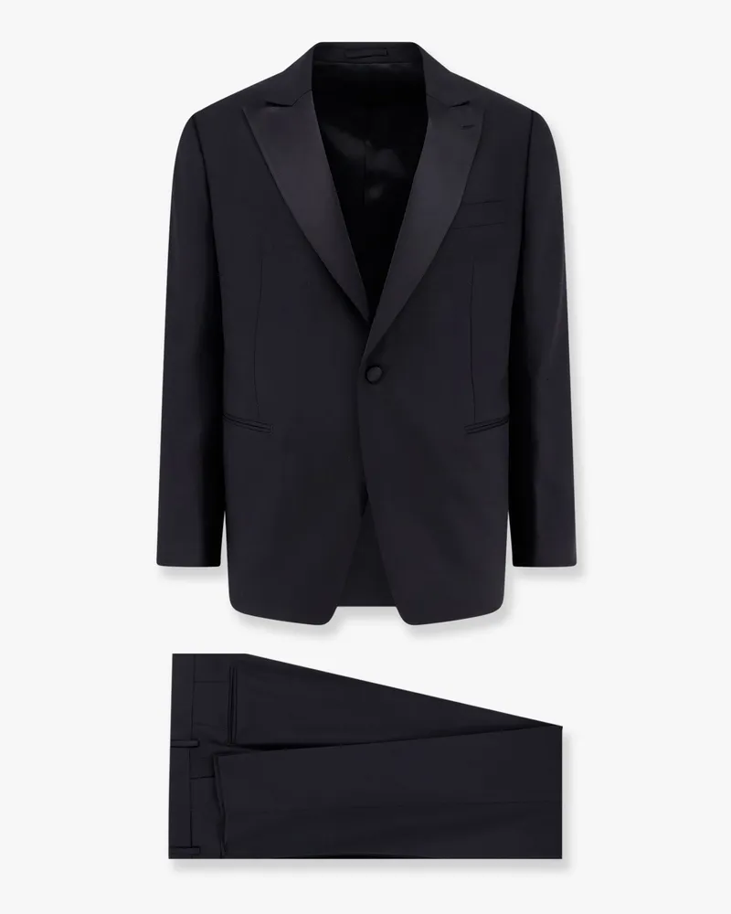 LARDINI Virgin wool tuxedo -  - gender_Man Black