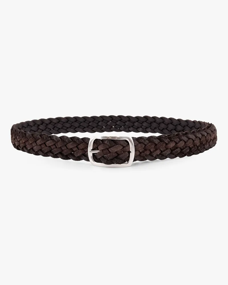 Orciani Suede belt -  - gender_Man Brown