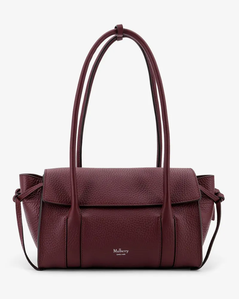 Mulberry Leathershoulder bag with logo -  - gender_Woman Red