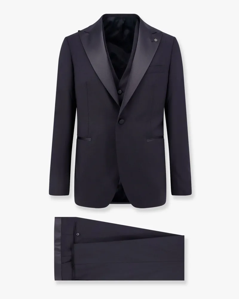 Tagliatore Virgin wool tuxedo with vest -  - gender_Man 
