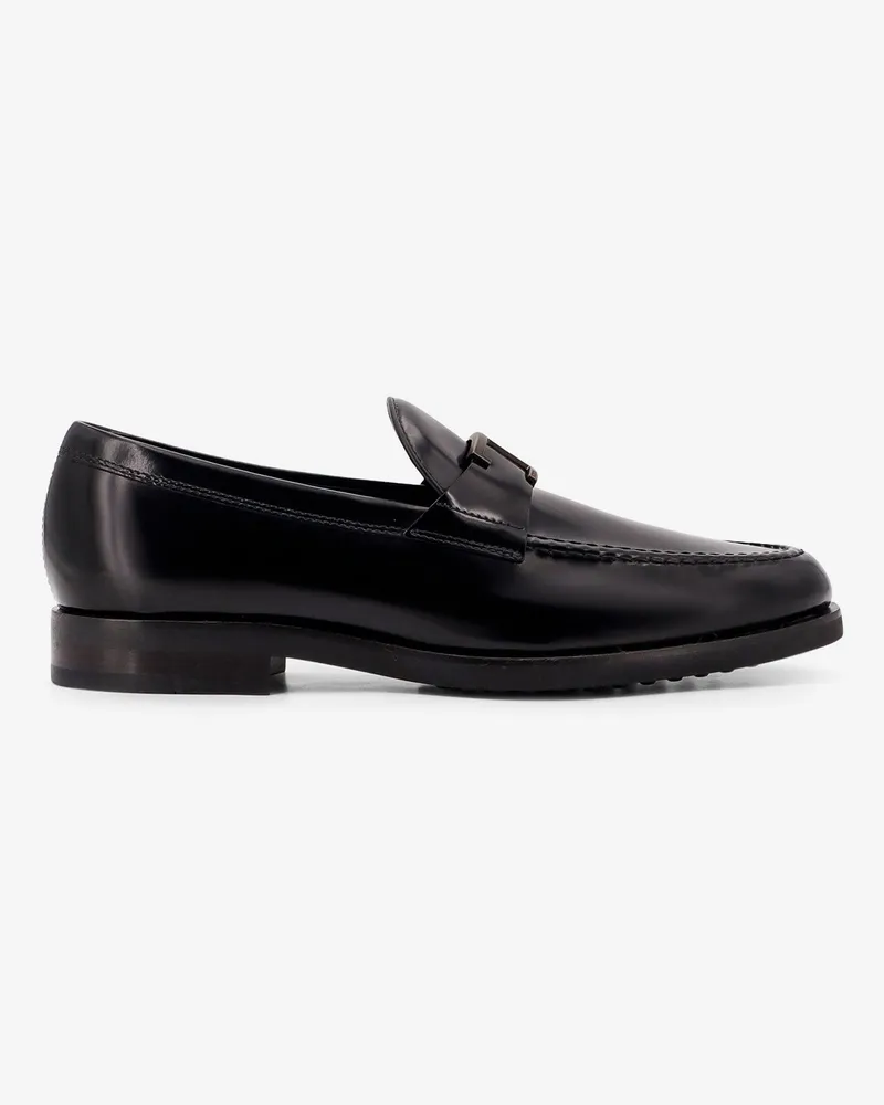 TOD'S Leather loafer with t-timeless detail -  - gender_Man 