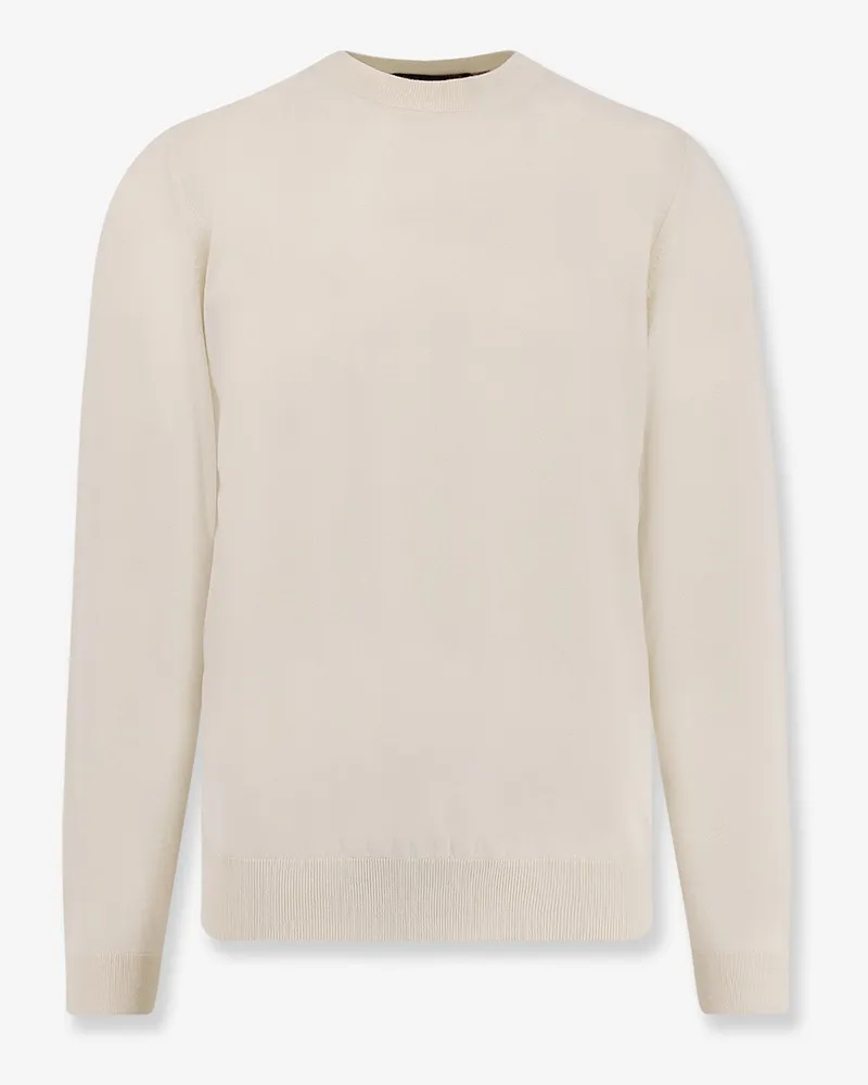 HUGO BOSS Wool, silk and cashmere sweater -  - gender_Man White