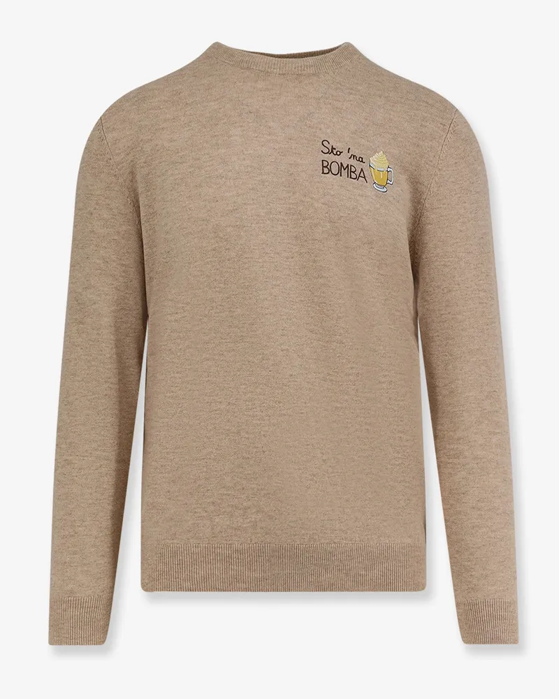 MC2 Saint Barth Heron Light Embry Wool Blend Sweater -  - gender_Man Beige