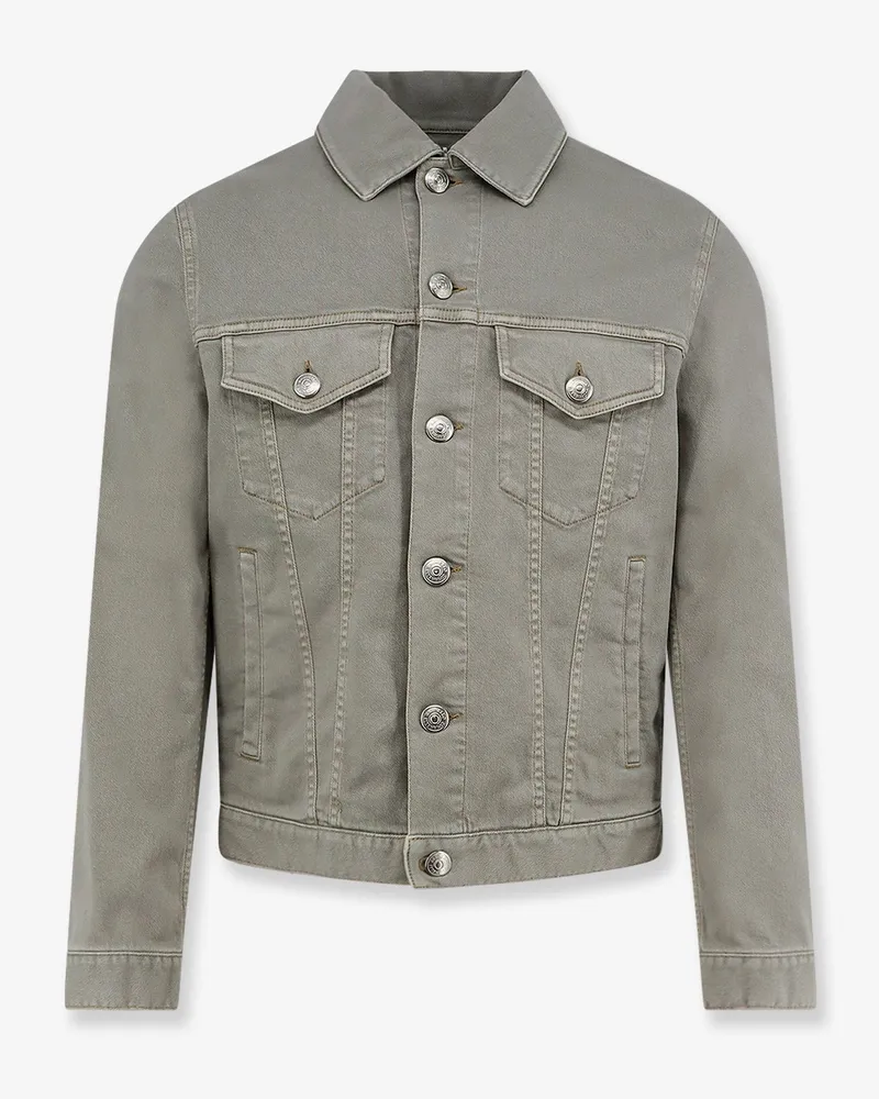 Brunello Cucinelli Grey denim jacket -  - gender_Man Grey