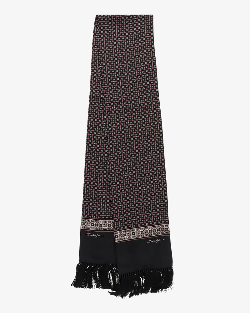 Dolce & Gabbana Silk scarf -  - gender_Man Black