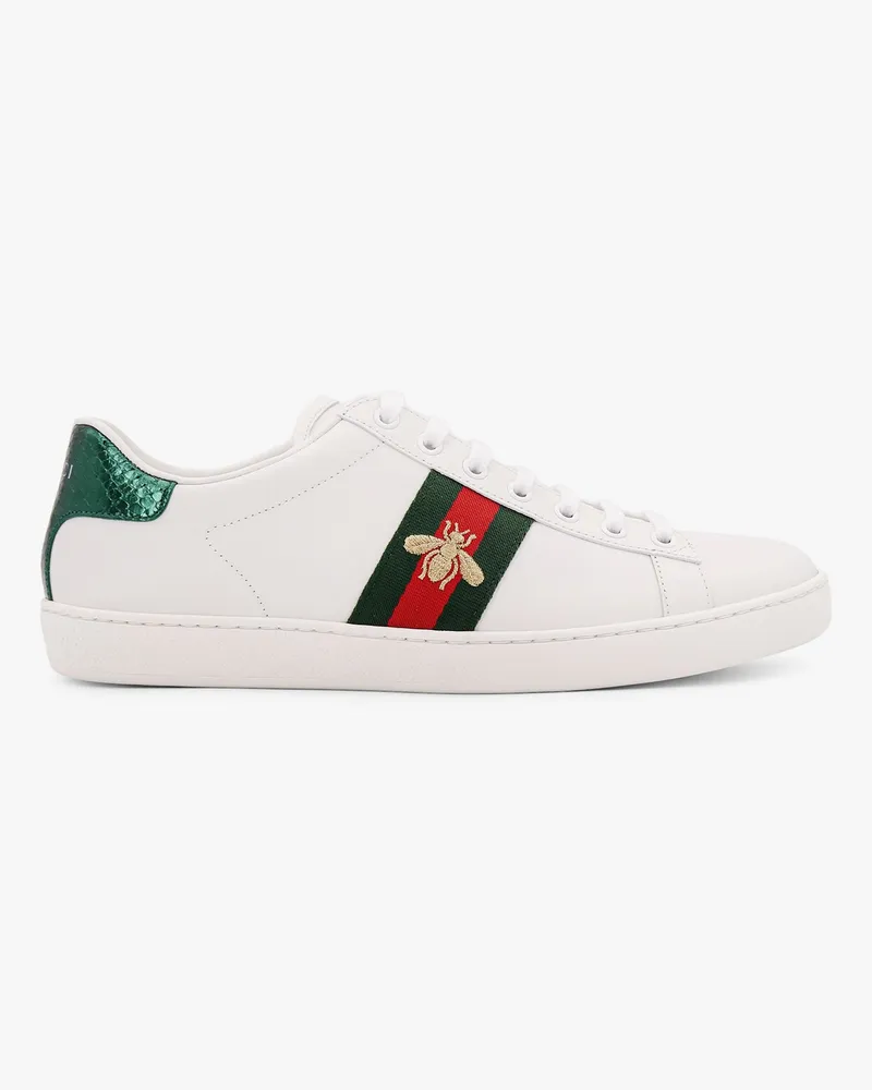 Gucci Ace leather sneakers -  - gender_Woman White