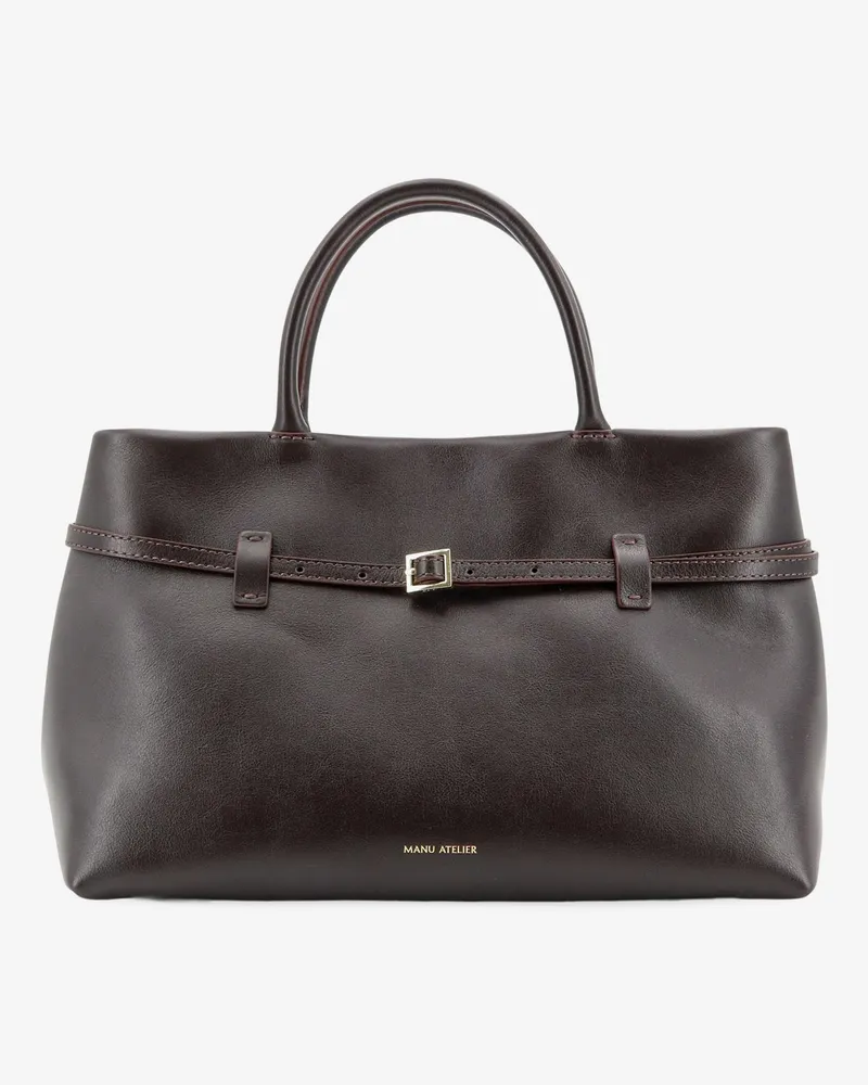 Manu Atelier Le Cambon 35 leather handbag -  - gender_Woman Brown