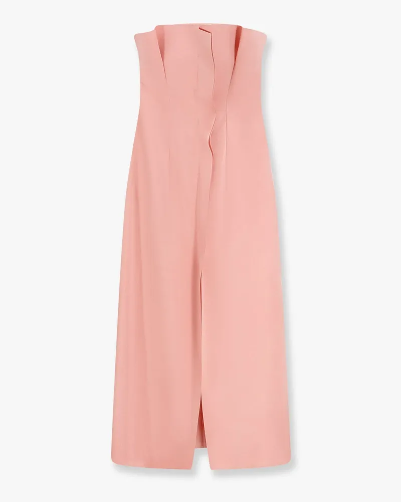 Philosophy Di Lorenzo Serafini Satin long dress with bustier -  - gender_Woman Rose