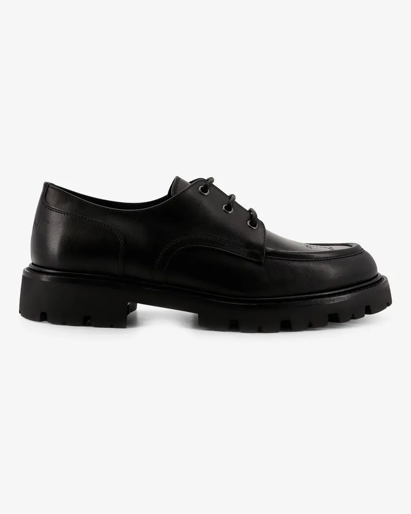 Celine Derby Margaret leather lace-up shoes -  - gender_Man Black