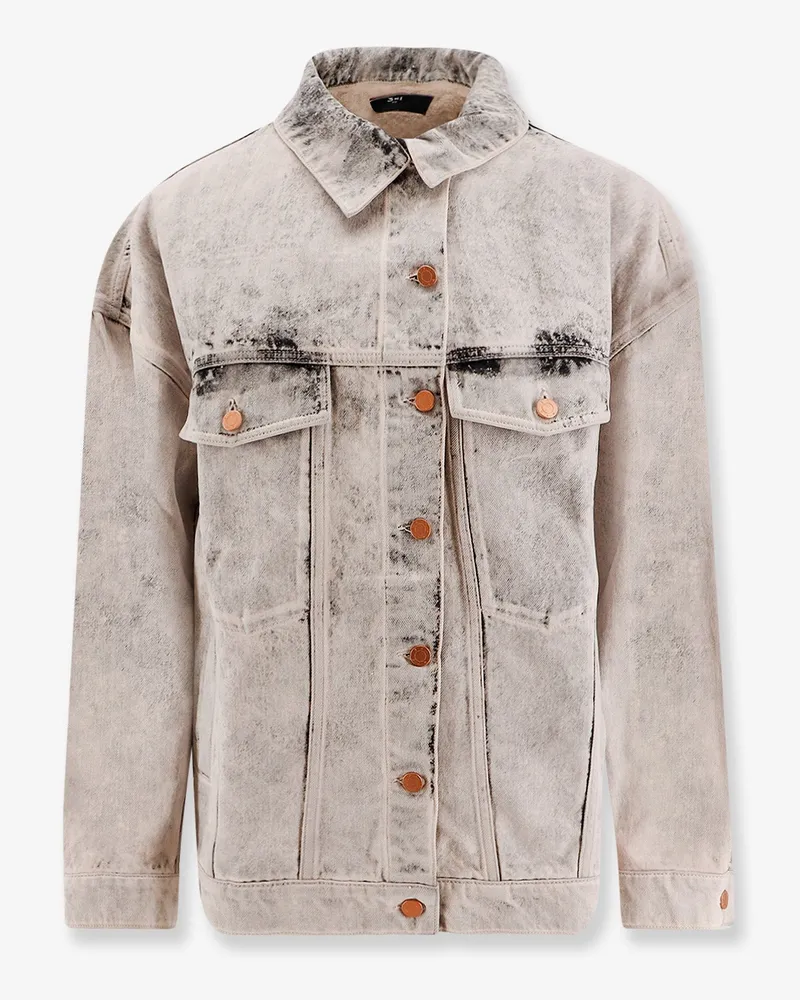 3x1 Bleached denim jacket -  - gender_Woman Grey