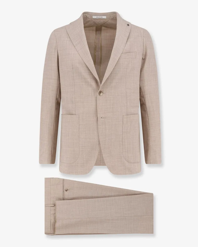 Tagliatore Virgin wool and silk suit -  - gender_Man Beige