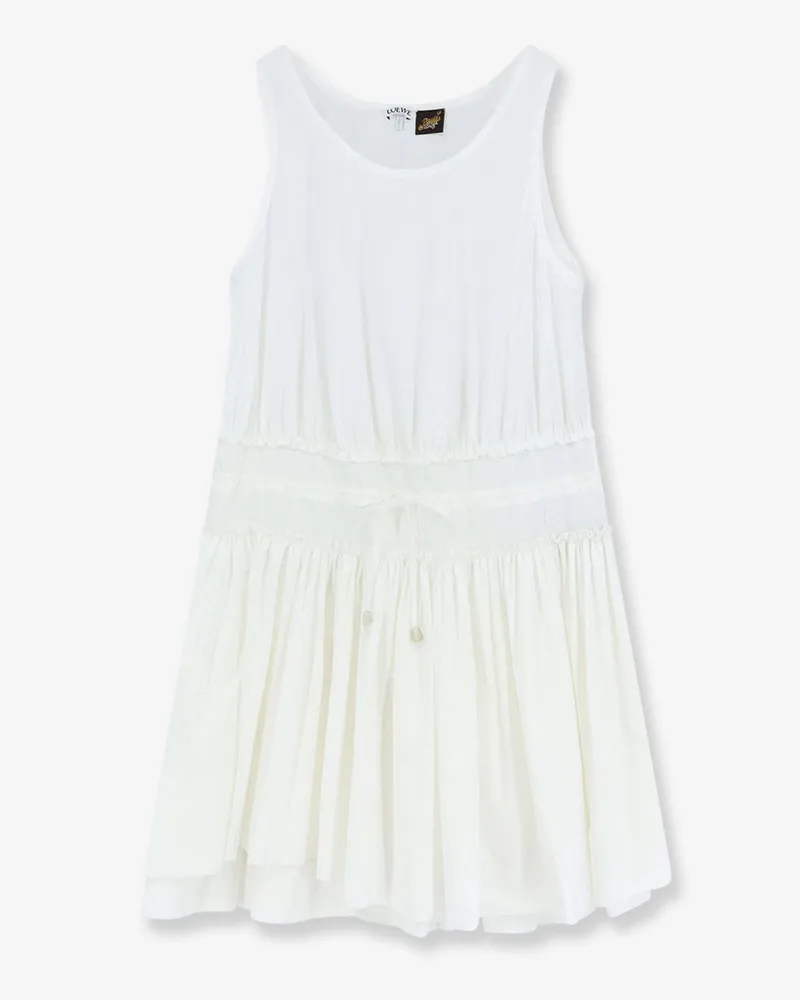 Loewe Paula's Ibiza - Lightweight cotton dress -  - gender_Woman White