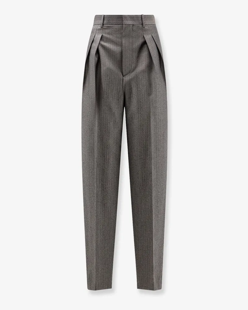 Bottega Veneta Wool and mohair trousers -  - gender_Woman Grey