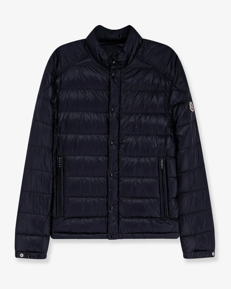 Moncler Selves down jacket with iconic patch -  - gender_Man Blue