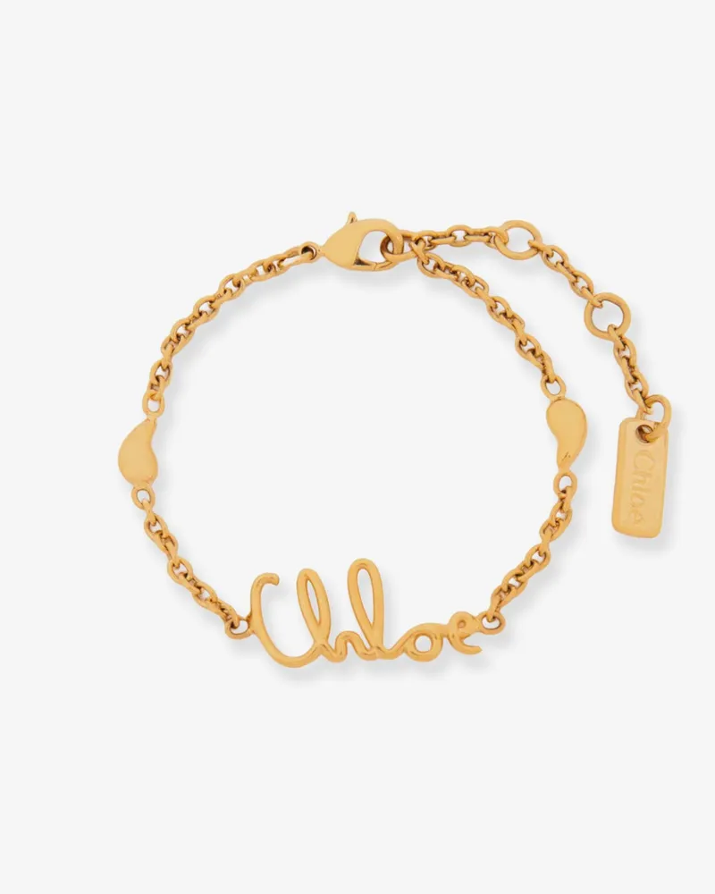 Chloé Chloé Iconic brass bracelet -  - gender_Woman Gold